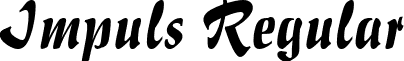 Impuls Regular font - ImpulsBT.ttf