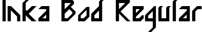 Inka Bod Regular font - InkaBod.ttf