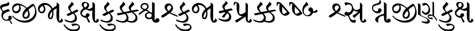 GujaratiRajkotSSK Regular font - GujaratiRajkotSSK.ttf