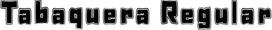 Tabaquera Regular font - Tabaquera.ttf