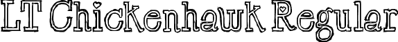 LT Chickenhawk Regular font - LT Chickenhawk.ttf