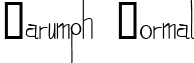 Harumph Normal font - Harun.ttf