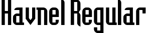 Havnel Regular font - havnel.ttf