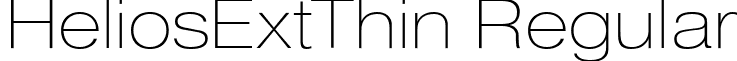 HeliosExtThin Regular font - He_eth__.ttf