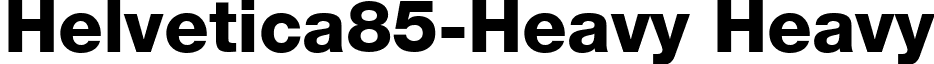 Helvetica85-Heavy Heavy font - HelveticaHv.ttf