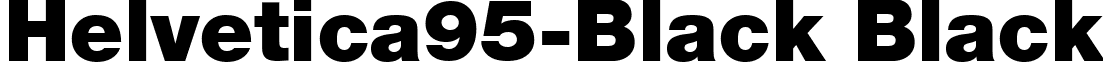 Helvetica95-Black Black font - HelveticaBlk.ttf