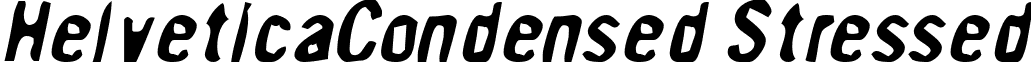 HelveticaCondensed Stressed font - HELVETCS.ttf