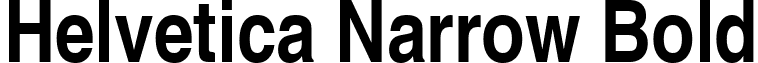 Helvetica Narrow Bold font - HELR67W.ttf
