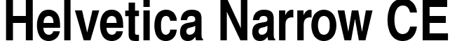 Helvetica Narrow CE font - HVNB.ttf