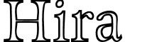 Hira & Katakana W font - HiraKatakanaWHollow.ttf