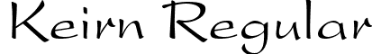 Keirn Regular font - keirn.ttf