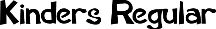 Kinders Regular font - CWKINDER.ttf