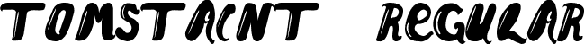 tomstaint Regular font - tomstaint.ttf