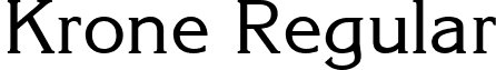 Krone Regular font - KroneRegular.ttf