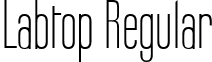 Labtop Regular font - Labtop.ttf