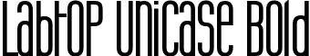 Labtop Unicase Bold font - Labtop Unicase Bold.ttf
