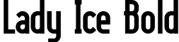 Lady Ice Bold font - LADYIB__.ttf