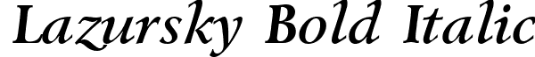 Lazursky Bold Italic font - Lazursky Bold Italic.ttf