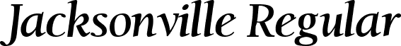 Jacksonville Regular font - JacksonvilleRegular.ttf