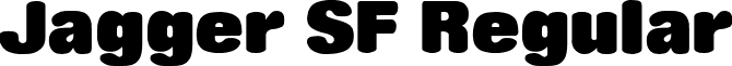 Jagger SF Regular font - Jagger.ttf