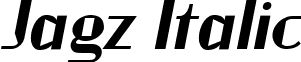 Jagz Italic font - JagzItalic.ttf