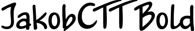 JakobCTT Bold font - JKB55__C.ttf