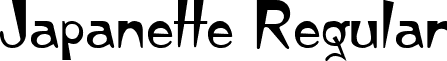 Japanette Regular font - Japanette.ttf