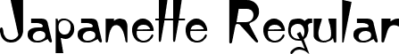 Japanette Regular font - japanetteregular.ttf