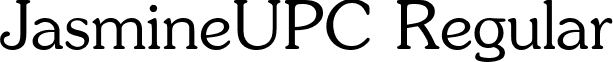 JasmineUPC Regular font - upcjl.ttf