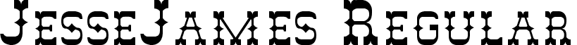 JesseJames Regular font - JesseJames.ttf