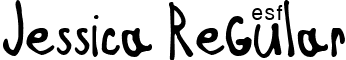 Jessica Regular font - Jessica.ttf