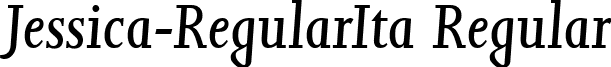 Jessica-RegularIta Regular font - Jessica-RegularIta.ttf