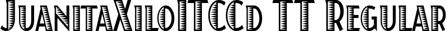 JuanitaXiloITCCd TT Regular font - JUANXIT.ttf