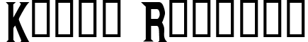 Kagan Regular font - KAGAN___.ttf