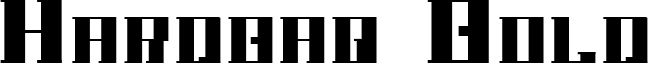 Hardbaq Bold font - hardbaq-bold.ttf