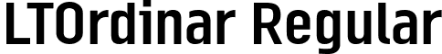 LTOrdinar Regular font - LinotypeOrdinarRegular.ttf