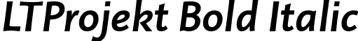 LTProjekt Bold Italic font - LinotypeProjektBoldItalic.ttf