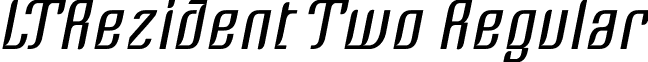 LTRezident Two Regular font - LinotypeRezidentTwo.ttf