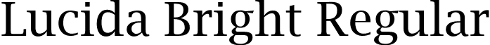 Lucida Bright Regular font - Lucida Bright Regular.ttf
