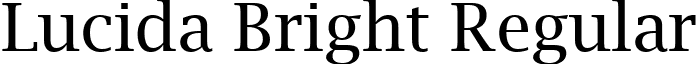 Lucida Bright Regular font - lucidabrightregular.ttf