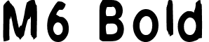 M6 Bold font - M6Universelle.ttf