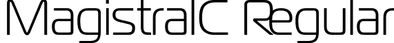 MagistralC Regular font - MagistralC.otf