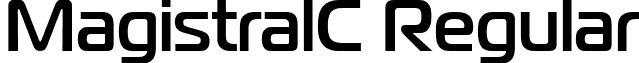 MagistralC Regular font - MGBOLD.ttf