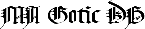 MA Gotic DB font - MAGoticDB.ttf