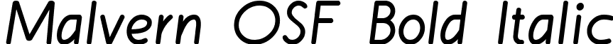 Malvern OSF Bold Italic font - ma76osf.ttf
