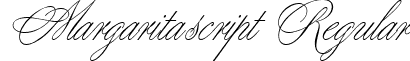 Margarita script Regular font - Margarita_20script.ttf