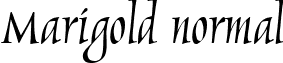 Marigold normal font - Marigold.ttf