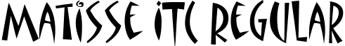 Matisse ITC Regular font - matisse itc.ttf