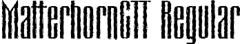 MatterhornCTT Regular font - MTR49__C.ttf