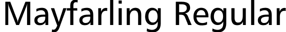 Mayfarling Regular font - mayfarli.ttf